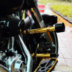 FR007104 hcmotorku Yellow Adjustable Aluminum Highway Engine Guard for Harley street glide - effect