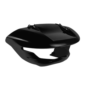 FR007401 hcmotorku Premium Black Outer Fairing Headlight Cover for Harley cvo road glide