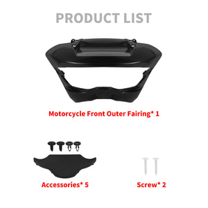 FR007401 hcmotorku Premium Black Outer Fairing Headlight Cover for Harley road glide - product list