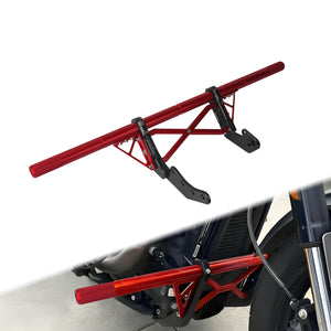 FR007601_HCmotorku_Red Highway Crash Bar Front Engine Guard for Harley Softail ‘18-’25 Street Bob Low Rider Low Rider S Low Rider ST Softail Standard