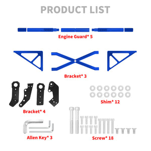 FR007603_HCmotorku_Blue Highway Crash Bar Front Engine Guard for Harley Softail ‘18-’25 Street Bob Low Rider Low Rider S Low Rider ST Softail Standard