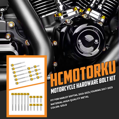 FR007904_HCmotorku_Engine_Screws_Kit_For_Harley_Softail_18-_25_Touring_17-_25 Gold