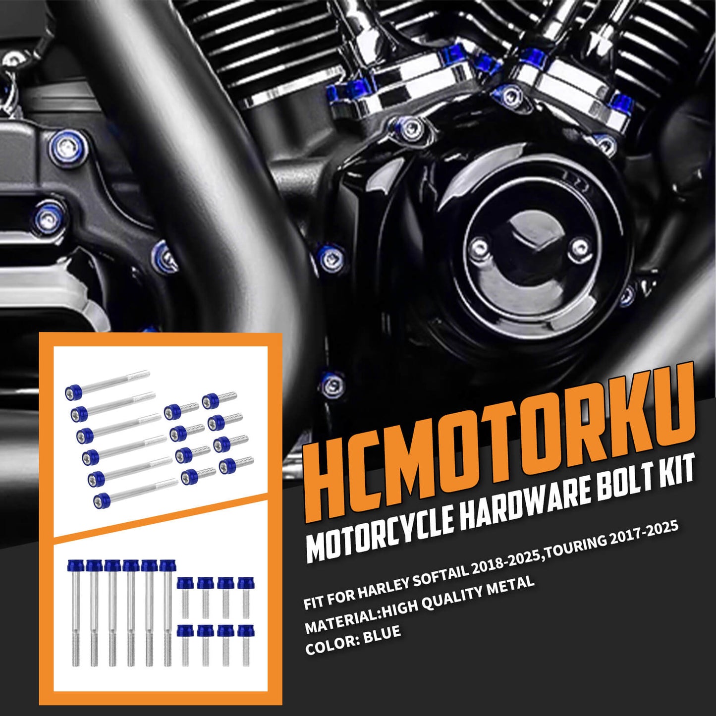 FR007905_HCmotorku_Engine_Screws_Kit_For_Harley_Softail_18-_25_Touring_17-_25 Blue