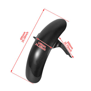 FR008001 HCmotorku Carbon Fiber Front Fender For Harley Softail Size