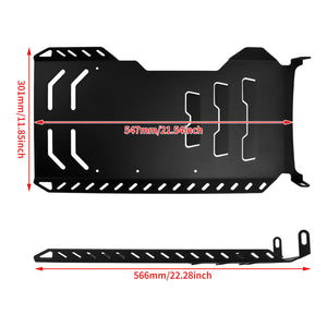 Motorcycle Black Lower Frame Skid Plate for Softail Harley 2018-2026 | HCmotorku