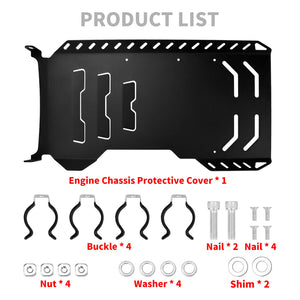 Motorcycle Black Lower Frame Skid Plate for Softail Harley 2018-2026 | HCmotorku
