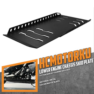 FR008202 HCmotorku Underframe Skid Plate Black for Harley Touring 2014-2023