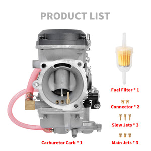 FU000501_HCmotorku_Heavy-Duty Carburetor Kit with Fuel Filter for Harley SportsterXL 883 1200 '98-'07