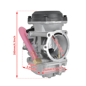 FU000601 HCmotorku Carburetor Kit with Fuel Filter for Harley Softail Touring  Size