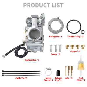 FU000801_HCmotorku_Complete Carburetor Replacement Kit for Harley Twin Cam '99-'06 & EVO '90-'99 Product List