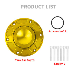 Custom Billet Gas Cap For Harley Touring 2023.5-2026 | HCmotorku
