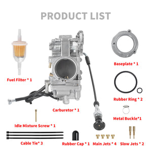 FU001101 HCmotorku 48mm Carburetor Assembly for Harley Dyna & Electra Glide Product List