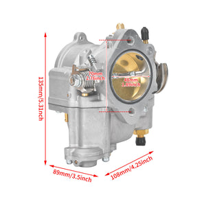 FU001201 HCmotorku Shorty Carburetor with Tuning Jets For Harley Buell Size