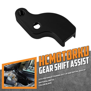 GE000201_HCmotorku_Black CNC Shift Neutral Gear Assist Kit for Harley Touring ‘17-Up Softail ‘18-Up