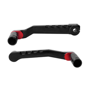 GE000902_HCmotorku_CNC Red Heel Toe Shifter Lever Shifter Peg for Harley Softail ’86-’17 Touring ‘88-Up Trike ‘08-Up