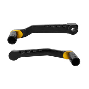 GE000903_HCmotorku_CNC Gold Heel Toe Shifter Lever Shifter Peg for Harley Softail ’86-’17 Touring ‘88-Up Trike ‘08-Up