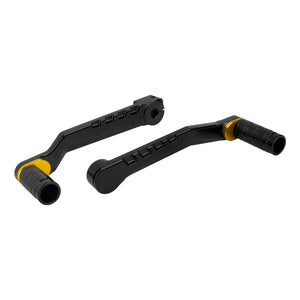 GE000903_HCmotorku_CNC Gold Heel Toe Shifter Lever Shifter Peg for Harley Softail ’86-’17 Touring ‘88-Up Trike ‘08-Up