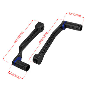 GE000904_HCmotorku_CNC Blue Heel Toe Shifter Lever Shifter Peg for Harley Softail ’86-’17 Touring ‘88-Up Trike ‘08-Up Size
