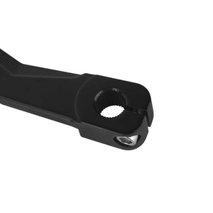 GE001201 HCmotorku Premium Black Aluminum Shift Shaft Shift Lever Arm for Harley Touring Softail Trike