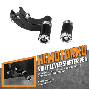 CNC Billet Shift Lever Arm Shifter Pegs for Harley Softail M8 2018-up | HCmotorku