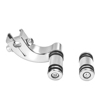 GE001802_HCmotorku_Mid-Control Shift Lever with Anti-Slip Peg For Harley Softail FL '18-Up Chrome