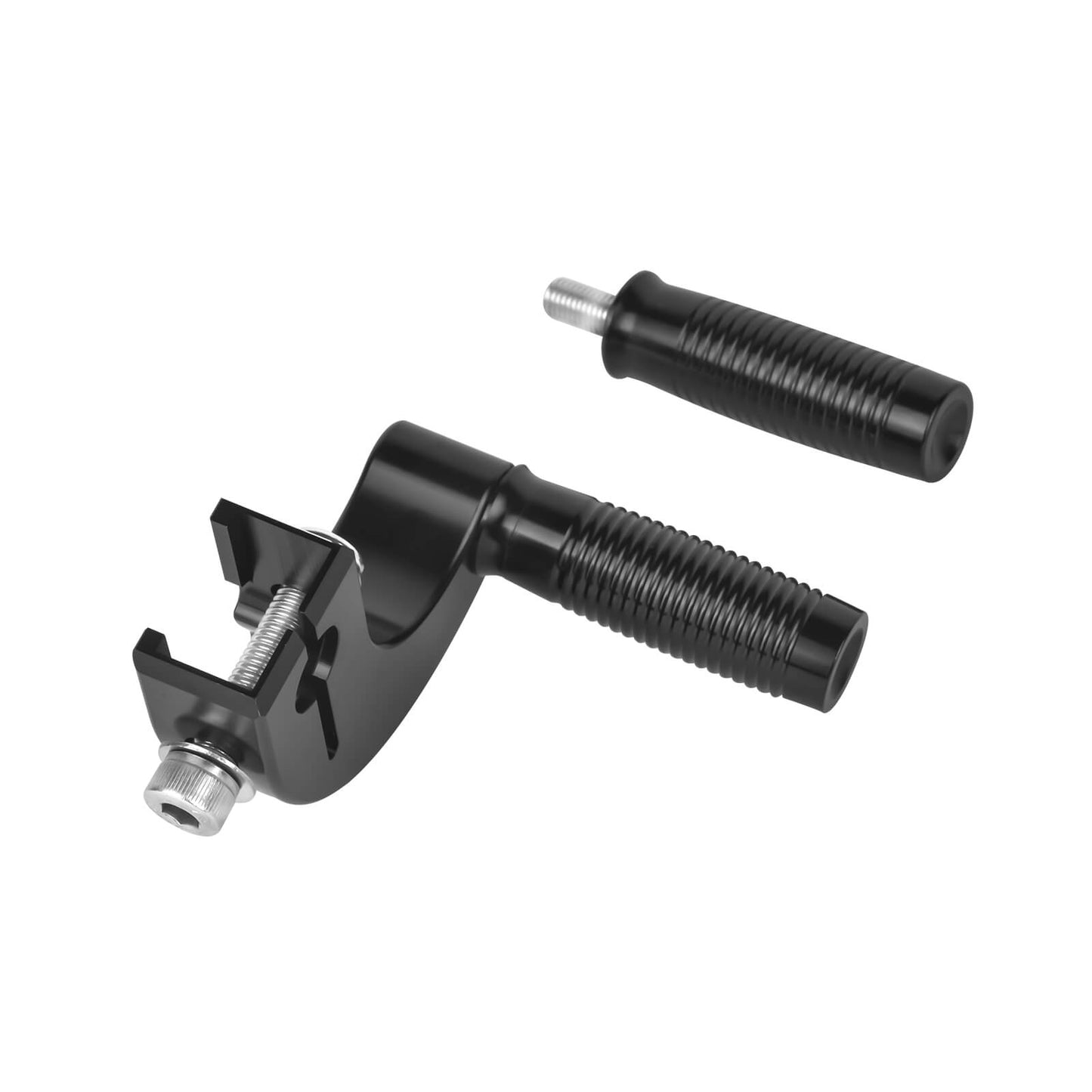 GE002001_HCmotorku_Billet Aluminum Shift Lever Assembly Harley Softail '18-Up Black-Black