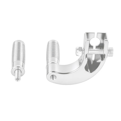 GE002002_HCmotorku_Billet Aluminum Shift Lever Assembly Harley Softail '18-Up Chrome-Chrome