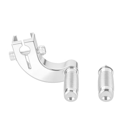GE002002_HCmotorku_Billet Aluminum Shift Lever Assembly Harley Softail '18-Up Chrome-Chrome