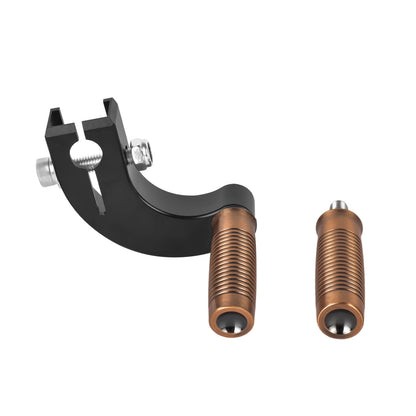 GE002004_HCmotorku_Billet Aluminum Shift Lever Assembly Harley Softail '18-Up Black-Bronze