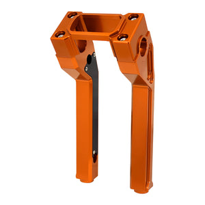 GP006904 hcmotorku 1" Handlebar 10" Riser Clamp Kit Orange For Harley Softail Sport Glide Low Rider ST