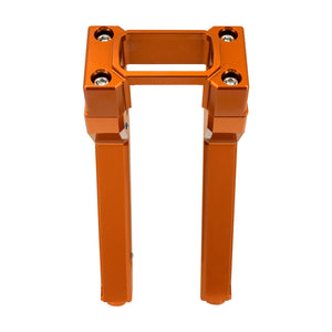 GP006904 hcmotorku 1" Handlebar 10" Riser Clamp Kit Orange For Harley Softail Sport Glide Low Rider ST 2018 - orange