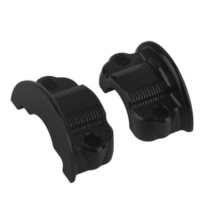 GP008101 HCmotorku Black High-Performance CNC Clutch Brake Perch Clamps for Harley Softail Touring