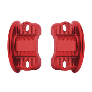 GP008102 HCmotorku Red High-Performance CNC Clutch Brake Perch Clamps for Harley Softail Touring