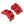 GP008102 HCmotorku Red High-Performance CNC Clutch Brake Perch Clamps for Harley Softail Touring