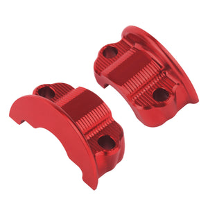 GP008102 HCmotorku Red High-Performance CNC Clutch Brake Perch Clamps for Harley Softail Touring