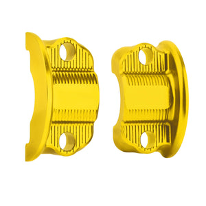 GP008103 HCmotorku Gold High-Performance CNC Clutch Brake Perch Clamps for Harley Softail Touring