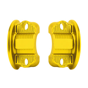GP008103 HCmotorku Gold High-Performance CNC Clutch Brake Perch Clamps for Harley Softail Touring