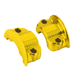 GP008103 HCmotorku Gold High-Performance CNC Clutch Brake Perch Clamps for Harley Softail Touring