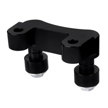GP008201_HCmotorku_Black Pull Back Plate Handlebar Riser Adaptor For Harley Touring Softail Dyna