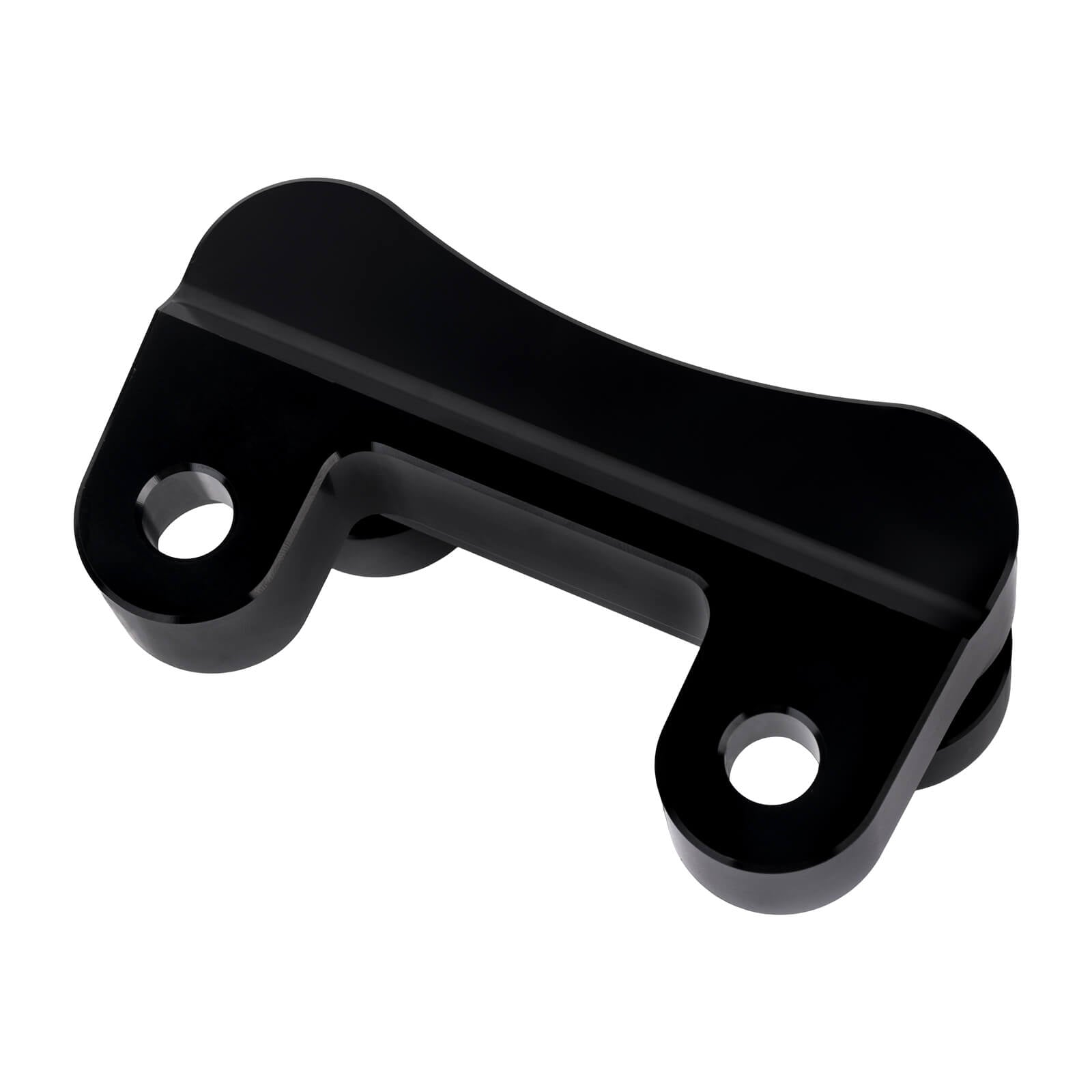 GP008201_HCmotorku_Black Pull Back Plate Handlebar Riser Adaptor For Harley Touring Softail Dyna