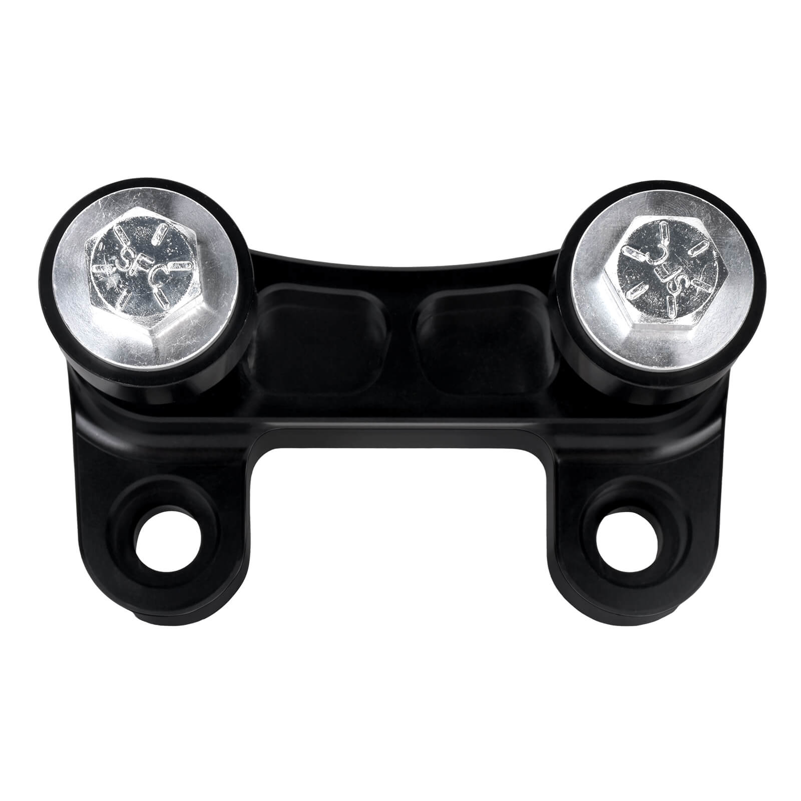 GP008201_HCmotorku_Black Pull Back Plate Handlebar Riser Adaptor For Harley Touring Softail Dyna