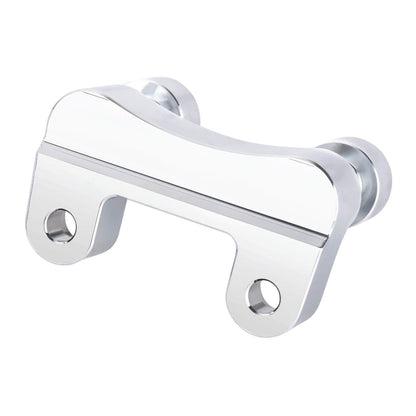 GP008202_HCmotorku_Chrome Pull Back Plate Handlebar Riser Adaptor For Harley Touring Softail Dyna