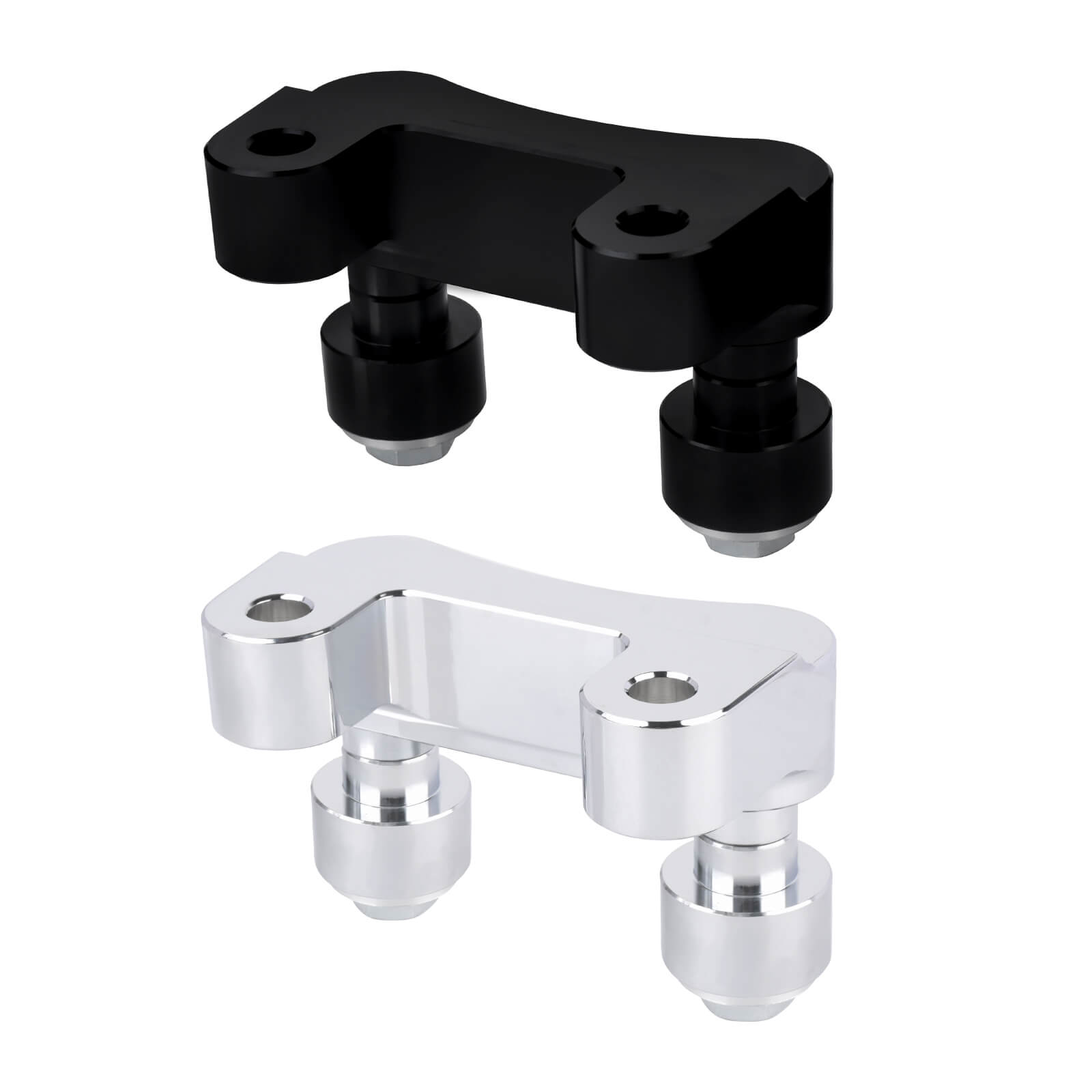 GP0082_HCmotorku_Pull Back Plate Handlebar Riser Adaptor For Harley Touring Softail Dyna