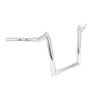 GP008502 hcmotorku Chrome 16" Ape Hanger Handlebars Pre-Drilled for Harley