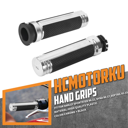 GP008602 HCmotorku Hand Grips Handlebars for Harley Sportster Dyna Softail