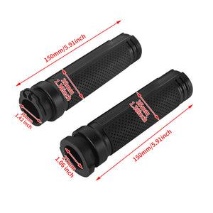 GP008603 HCmotorku Hand Grips Handlebars for Harley Sportster Dyna Softail size