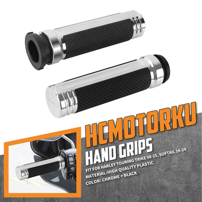 GP008605 HCmotorku Hand Grips Eletronic Grips Handlebar for Harley Softail ‘16-’24