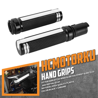GP008607 HCmotorku Hand Grips Handlebar for Harley Softail Touring