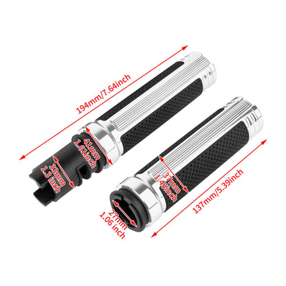 GP008608 HCmotorku Hand Grips Handlebar for Harley Softail Touring Size