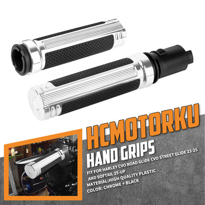 GP008608 HCmotorku Hand Grips Handlebar for Harley Softail Touring